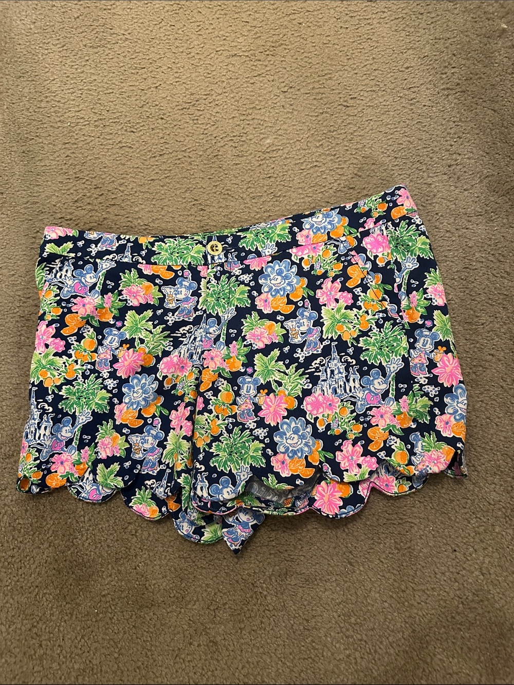 Lilly Pulitzer x Disney shorts